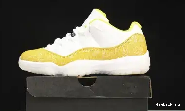 Jordan 11 Snakeskin” “Yellow Low Air 0701
